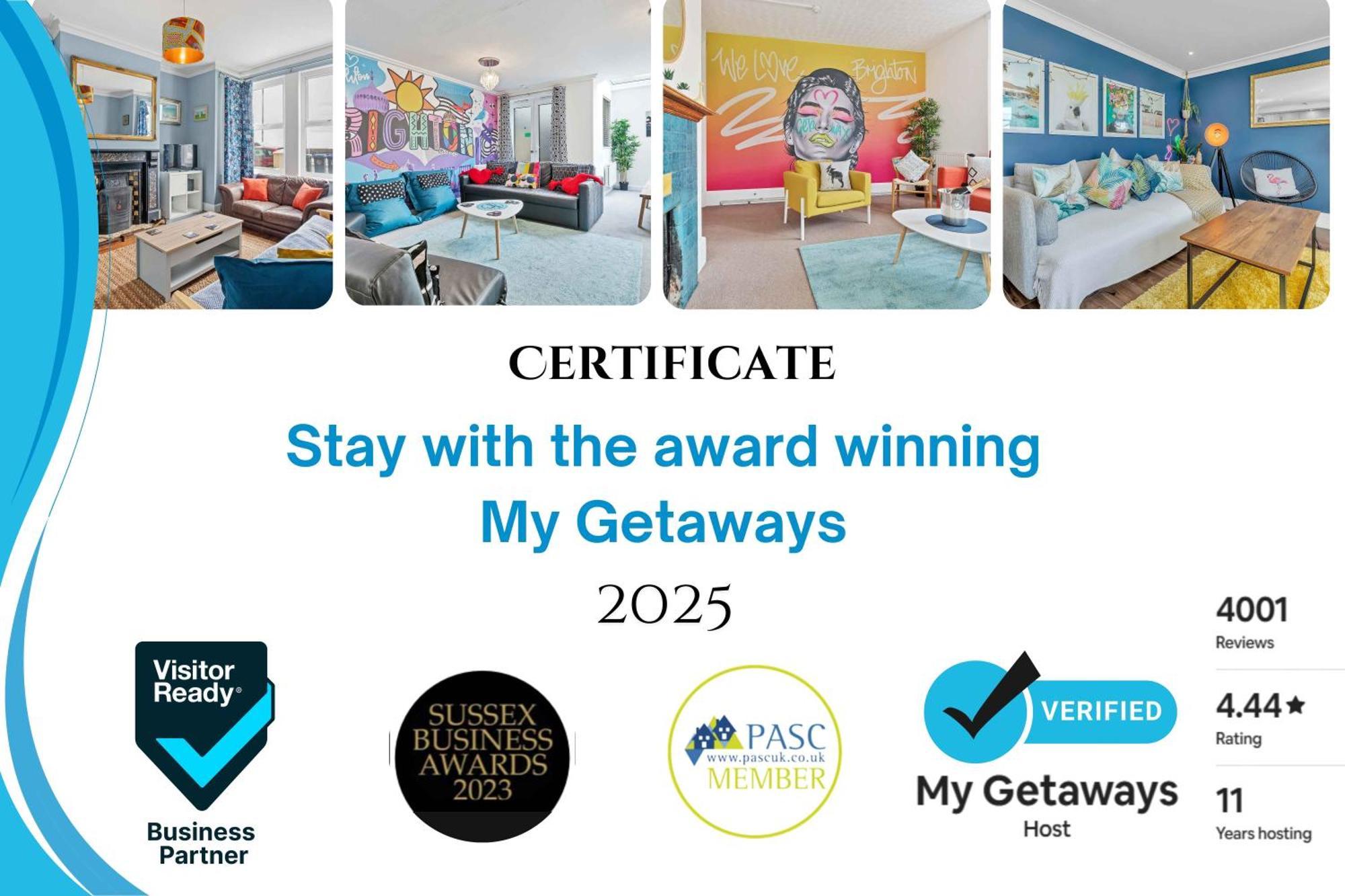 布赖顿The Townhouse By My Getaways Free Parking别墅 外观 照片
